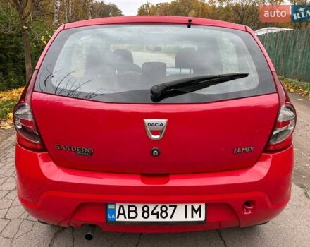 Дачия Сандеро 2009 в Виннице на Automoto.ua Красный Дачия Сандеро, объемом двигателя 1.39 л и пробегом 164 тыс. км за 4200 $, фото 3 на Automoto.ua