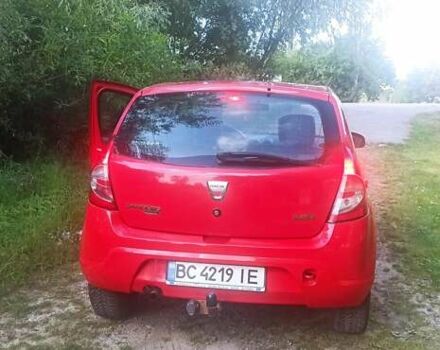 Красный Дачия Сандеро, объемом двигателя 1.4 л и пробегом 208 тыс. км за 4000 $, фото 9 на Automoto.ua