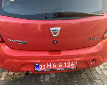 Красный Дачия Сандеро, объемом двигателя 1.4 л и пробегом 158 тыс. км за 5650 $, фото 8 на Automoto.ua
