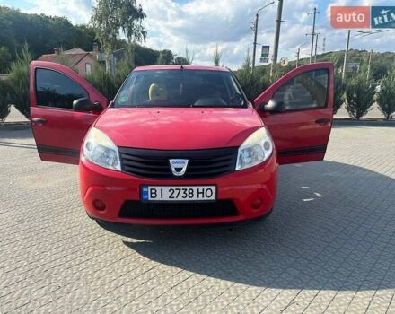 Красный Дачия Сандеро, объемом двигателя 1.4 л и пробегом 240 тыс. км за 4100 $, фото 1 на Automoto.ua