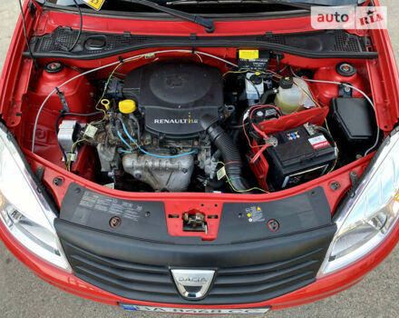 Красный Дачия Сандеро, объемом двигателя 1.4 л и пробегом 179 тыс. км за 4600 $, фото 195 на Automoto.ua