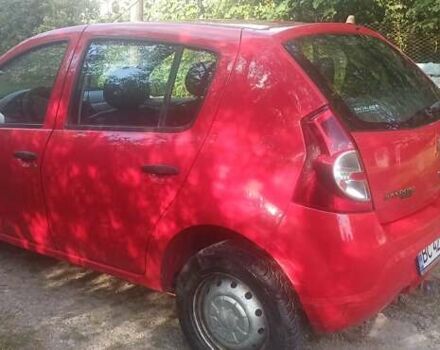 Красный Дачия Сандеро, объемом двигателя 1.4 л и пробегом 208 тыс. км за 4000 $, фото 2 на Automoto.ua