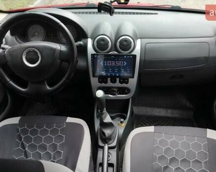 Красный Дачия Сандеро, объемом двигателя 1.4 л и пробегом 173 тыс. км за 4300 $, фото 7 на Automoto.ua