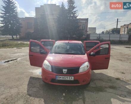 Красный Дачия Сандеро, объемом двигателя 1.4 л и пробегом 235 тыс. км за 4500 $, фото 2 на Automoto.ua