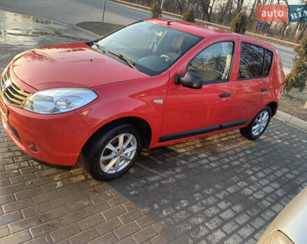 Красный Дачия Сандеро, объемом двигателя 1.4 л и пробегом 158 тыс. км за 5650 $, фото 10 на Automoto.ua