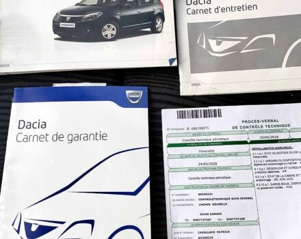 Красный Дачия Сандеро, объемом двигателя 1.4 л и пробегом 193 тыс. км за 4350 $, фото 13 на Automoto.ua