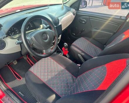 Красный Дачия Сандеро, объемом двигателя 1.4 л и пробегом 240 тыс. км за 4100 $, фото 10 на Automoto.ua