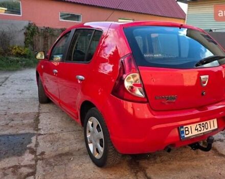 Красный Дачия Сандеро, объемом двигателя 1.4 л и пробегом 176 тыс. км за 5500 $, фото 1 на Automoto.ua