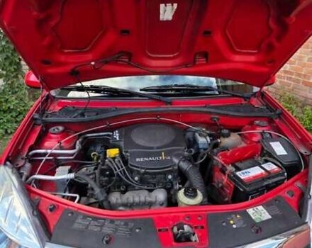 Красный Дачия Сандеро, объемом двигателя 1.4 л и пробегом 176 тыс. км за 5500 $, фото 6 на Automoto.ua