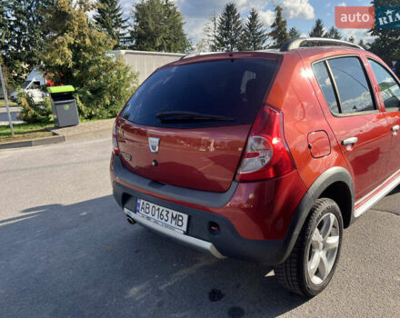 Дачия Сандеро 2010 в Бару на Automoto.ua Красный Дачия Сандеро, объемом двигателя 1.6 л и пробегом 175 тыс. км за 6200 $, фото 14 на Automoto.ua