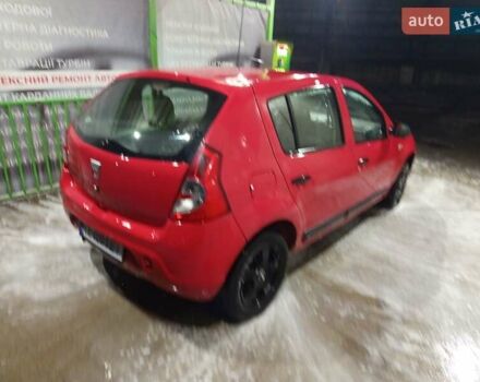 Красный Дачия Сандеро, объемом двигателя 1.2 л и пробегом 250 тыс. км за 3000 $, фото 1 на Automoto.ua