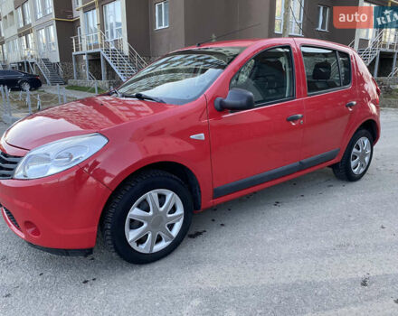 Красный Дачия Сандеро, объемом двигателя 1.2 л и пробегом 115 тыс. км за 4600 $, фото 2 на Automoto.ua