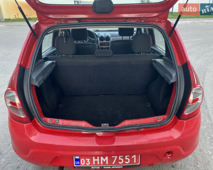 Красный Дачия Сандеро, объемом двигателя 1.2 л и пробегом 115 тыс. км за 4600 $, фото 22 на Automoto.ua