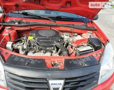 Красный Дачия Сандеро, объемом двигателя 1.4 л и пробегом 158 тыс. км за 4000 $, фото 2 на Automoto.ua
