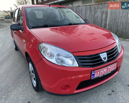 Красный Дачия Сандеро, объемом двигателя 1.2 л и пробегом 115 тыс. км за 4600 $, фото 11 на Automoto.ua