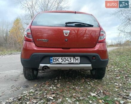 Красный Дачия Сандеро, объемом двигателя 1.6 л и пробегом 145 тыс. км за 7200 $, фото 9 на Automoto.ua