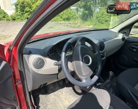 Красный Дачия Сандеро, объемом двигателя 1.15 л и пробегом 200 тыс. км за 4300 $, фото 3 на Automoto.ua