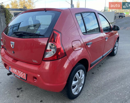 Красный Дачия Сандеро, объемом двигателя 1.2 л и пробегом 115 тыс. км за 4600 $, фото 7 на Automoto.ua