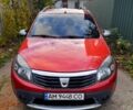 Красный Дачия Сандеро, объемом двигателя 1.6 л и пробегом 153 тыс. км за 5200 $, фото 1 на Automoto.ua