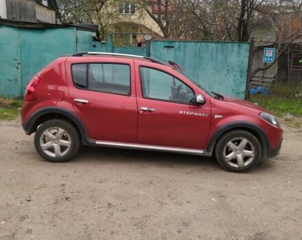 Красный Дачия Сандеро, объемом двигателя 1.6 л и пробегом 220 тыс. км за 6400 $, фото 2 на Automoto.ua