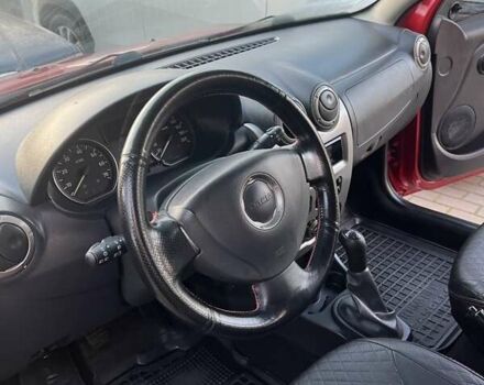 Красный Дачия Сандеро, объемом двигателя 1.6 л и пробегом 218 тыс. км за 5700 $, фото 3 на Automoto.ua