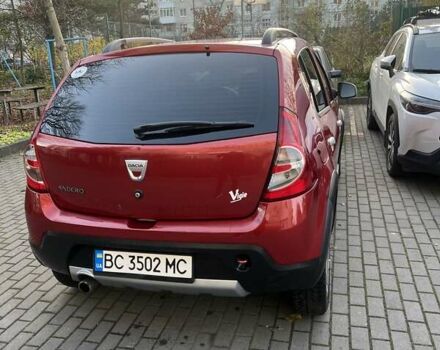 Красный Дачия Сандеро, объемом двигателя 1.6 л и пробегом 218 тыс. км за 5700 $, фото 6 на Automoto.ua