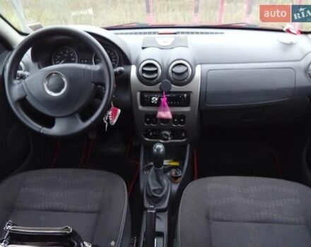 Червоний Дачія Sandero, об'ємом двигуна 1.6 л та пробігом 252 тис. км за 6750 $, фото 5 на Automoto.ua