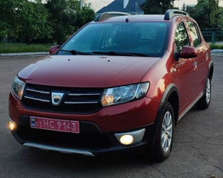 Красный Дачия Сандеро, объемом двигателя 1.5 л и пробегом 216 тыс. км за 7450 $, фото 2 на Automoto.ua