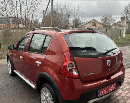 Красный Дачия Сандеро, объемом двигателя 1.6 л и пробегом 172 тыс. км за 6799 $, фото 4 на Automoto.ua
