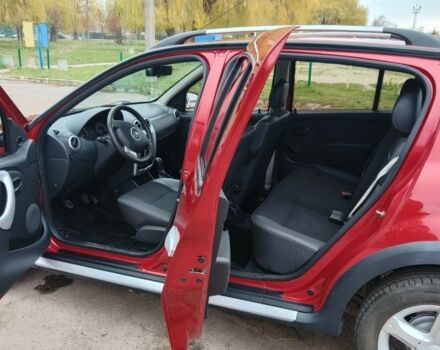 Красный Дачия Сандеро, объемом двигателя 1.6 л и пробегом 162 тыс. км за 6400 $, фото 4 на Automoto.ua