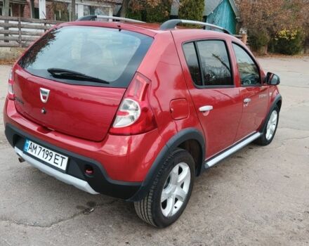 Красный Дачия Сандеро, объемом двигателя 1.6 л и пробегом 162 тыс. км за 6400 $, фото 1 на Automoto.ua
