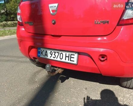 Красный Дачия Сандеро, объемом двигателя 1.39 л и пробегом 192 тыс. км за 3999 $, фото 1 на Automoto.ua