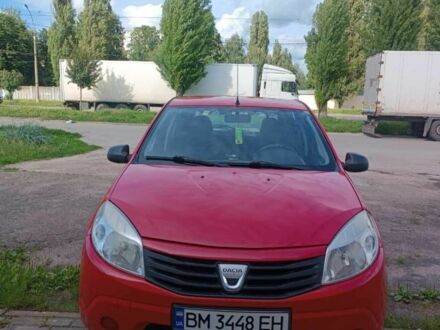Красный Дачия Сандеро, объемом двигателя 1.4 л и пробегом 174 тыс. км за 4100 $, фото 1 на Automoto.ua