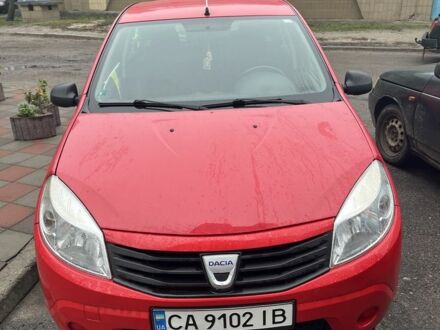 Красный Дачия Сандеро, объемом двигателя 1.4 л и пробегом 155 тыс. км за 4000 $, фото 1 на Automoto.ua