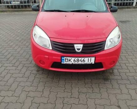 Красный Дачия Сандеро, объемом двигателя 1.4 л и пробегом 290 тыс. км за 3650 $, фото 1 на Automoto.ua