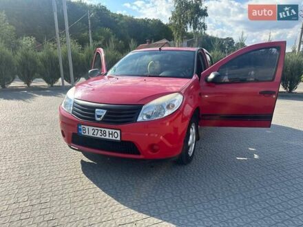 Дачія Sandero 2009 у Полтаві на Automoto.ua Червоний Дачія Sandero, об'ємом двигуна 1.4 л та пробігом 240 тис. км за 4100 $, фото 1 на Automoto.ua