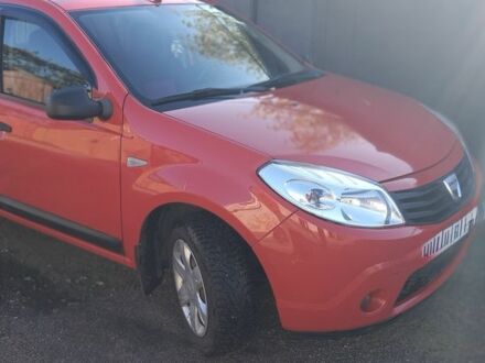 Красный Дачия Сандеро, объемом двигателя 1.2 л и пробегом 168 тыс. км за 4250 $, фото 1 на Automoto.ua