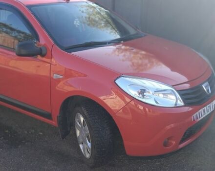 Красный Дачия Сандеро, объемом двигателя 1.2 л и пробегом 168 тыс. км за 4250 $, фото 1 на Automoto.ua