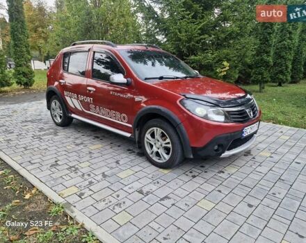 Красный Дачия Сандеро, объемом двигателя 1.6 л и пробегом 200 тыс. км за 6900 $, фото 1 на Automoto.ua