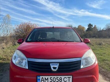 Дачія Sandero 2012 у Бердичеве на Automoto.ua Червоний Дачія Sandero, об'ємом двигуна 1.2 л та пробігом 168 тис. км за 4850 $, фото 1 на Automoto.ua