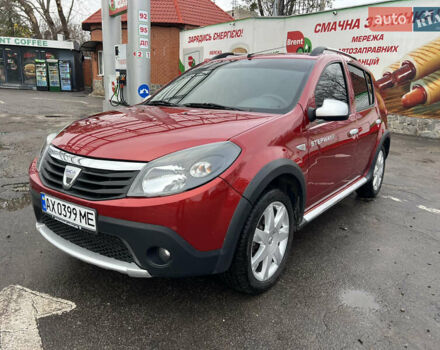Красный Дачия Сандеро, объемом двигателя 1.6 л и пробегом 100 тыс. км за 6700 $, фото 1 на Automoto.ua