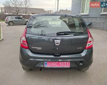Серый Дачия Сандеро, объемом двигателя 1.6 л и пробегом 161 тыс. км за 5800 $, фото 7 на Automoto.ua