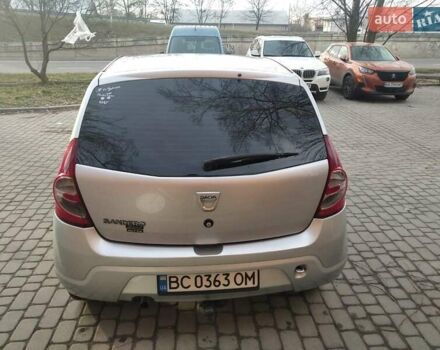 Серый Дачия Сандеро, объемом двигателя 1.4 л и пробегом 160 тыс. км за 5500 $, фото 10 на Automoto.ua