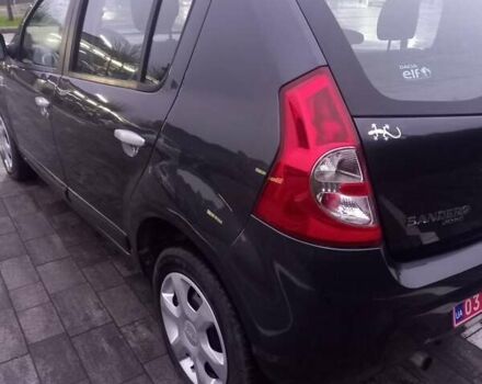 Серый Дачия Сандеро, объемом двигателя 1.6 л и пробегом 164 тыс. км за 4900 $, фото 12 на Automoto.ua