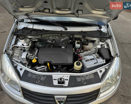 Серый Дачия Сандеро, объемом двигателя 1.15 л и пробегом 167 тыс. км за 5750 $, фото 9 на Automoto.ua