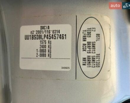 Серый Дачия Сандеро, объемом двигателя 1.5 л и пробегом 198 тыс. км за 5600 $, фото 19 на Automoto.ua