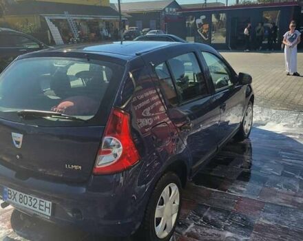 Синий Дачия Сандеро, объемом двигателя 1.4 л и пробегом 236 тыс. км за 3900 $, фото 3 на Automoto.ua