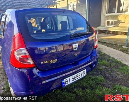 Синий Дачия Сандеро, объемом двигателя 1.4 л и пробегом 178 тыс. км за 3800 $, фото 2 на Automoto.ua