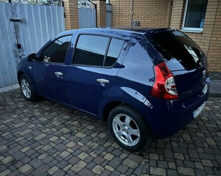 Синий Дачия Сандеро, объемом двигателя 1.4 л и пробегом 152 тыс. км за 3950 $, фото 5 на Automoto.ua