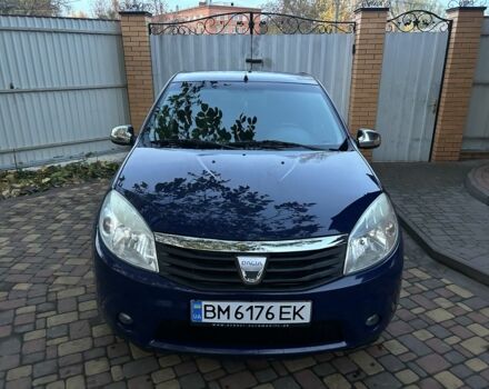 Синий Дачия Сандеро, объемом двигателя 1.4 л и пробегом 152 тыс. км за 3950 $, фото 2 на Automoto.ua